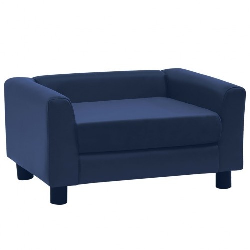 Sofá para cães Vidaxl azul plano
