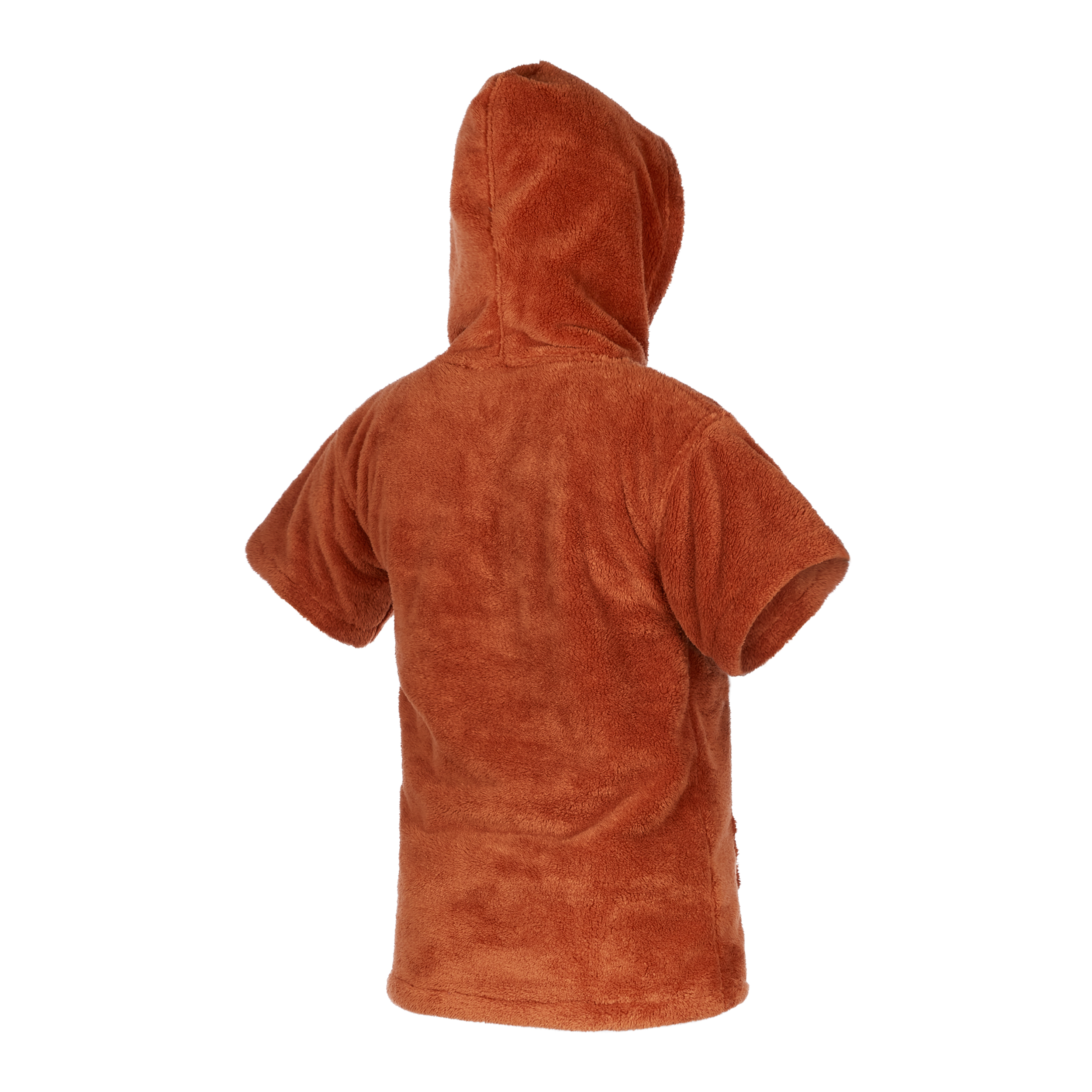 Mystic Poncho Teddy kids Rusty red