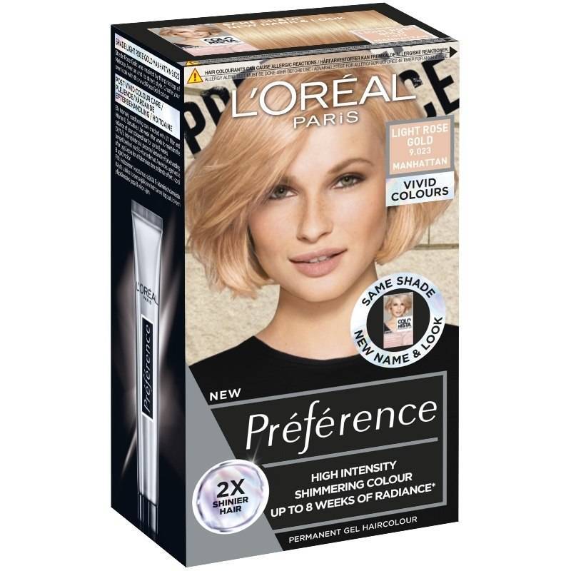 L'Oréal Paris Préférence Vivid Colors - 9.023 Light Rose Gold