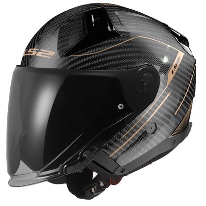 Casque LS2 OF603 INFINITY II - COUNTER - Noir / Jaune