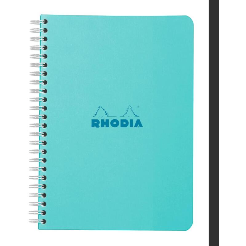 Carnet reliure intégrale Couleurs Azur 14,8 x 21 cm - Azur