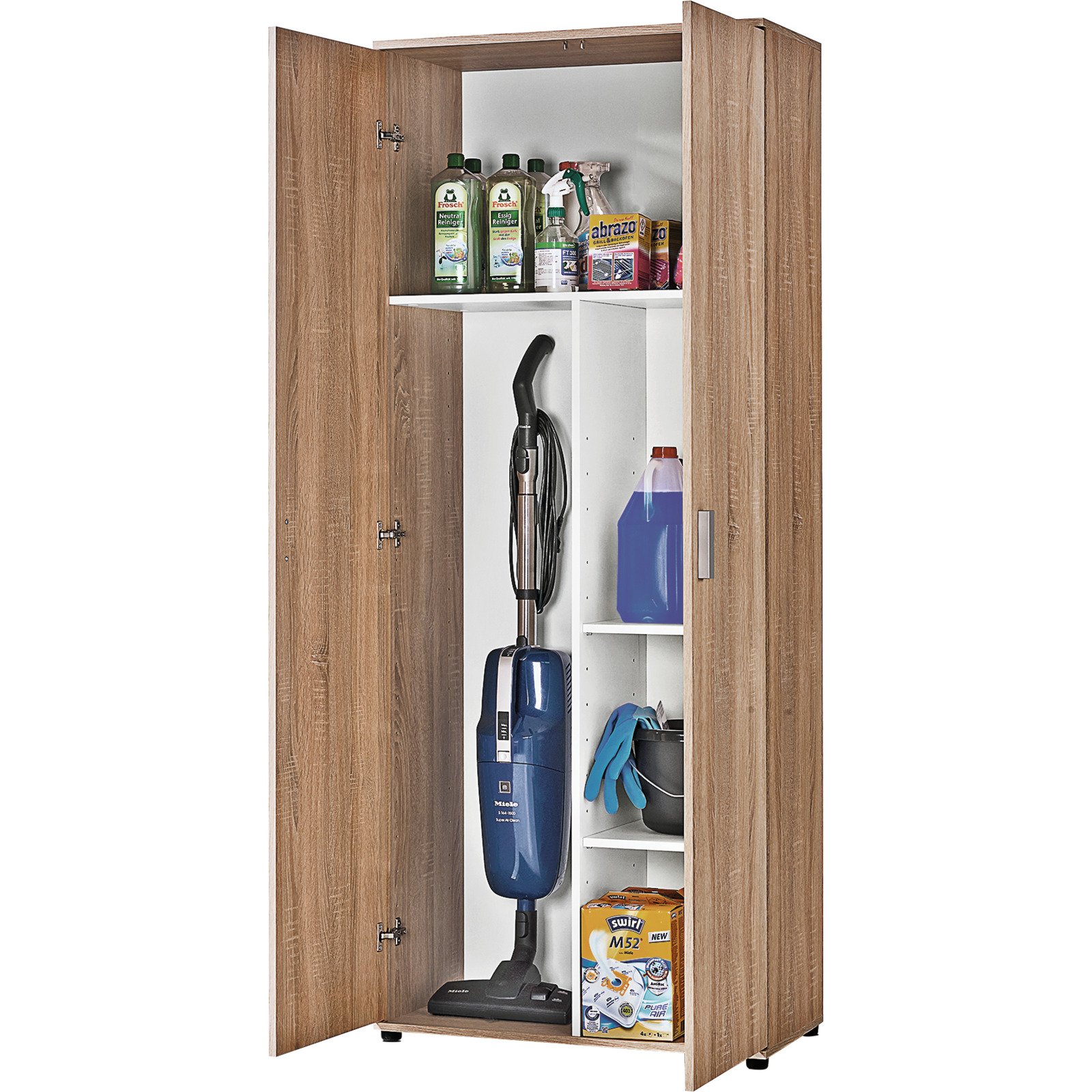Putzschrank Kreta 2 Dekor Eiche Sonoma 75 x 184 x 35 cm