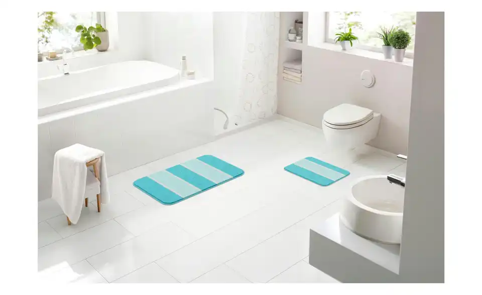 Grund Badematte Blau 50x80 cm