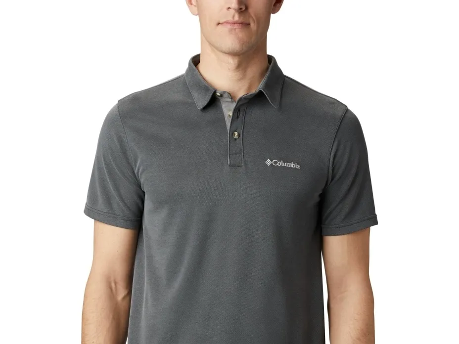 Columbia Nelson Point grå T-shirt til mænd størrelse S (1772721011)