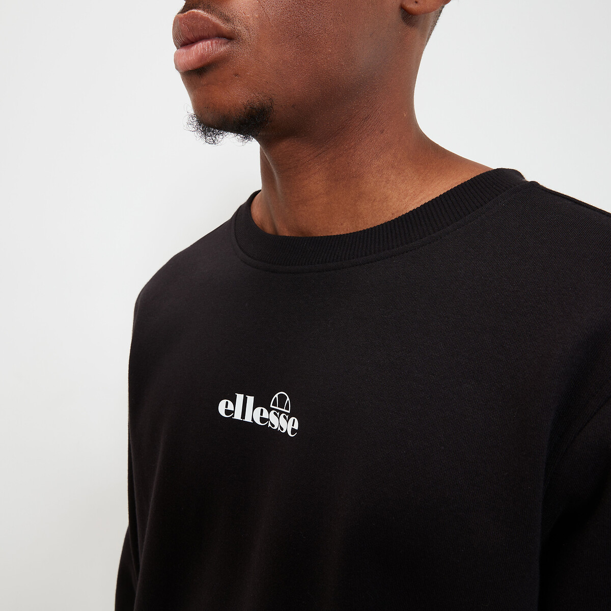 ELLESSE<br>Suéter com gola redonda e logo pequeno
