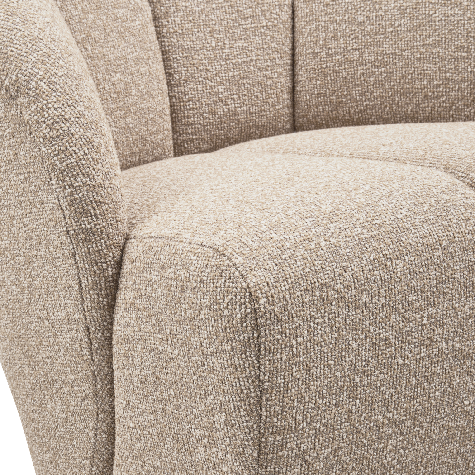 Draaifauteuil Mojo Mojo Draaifauteuil - Bouclé - Beige Melange