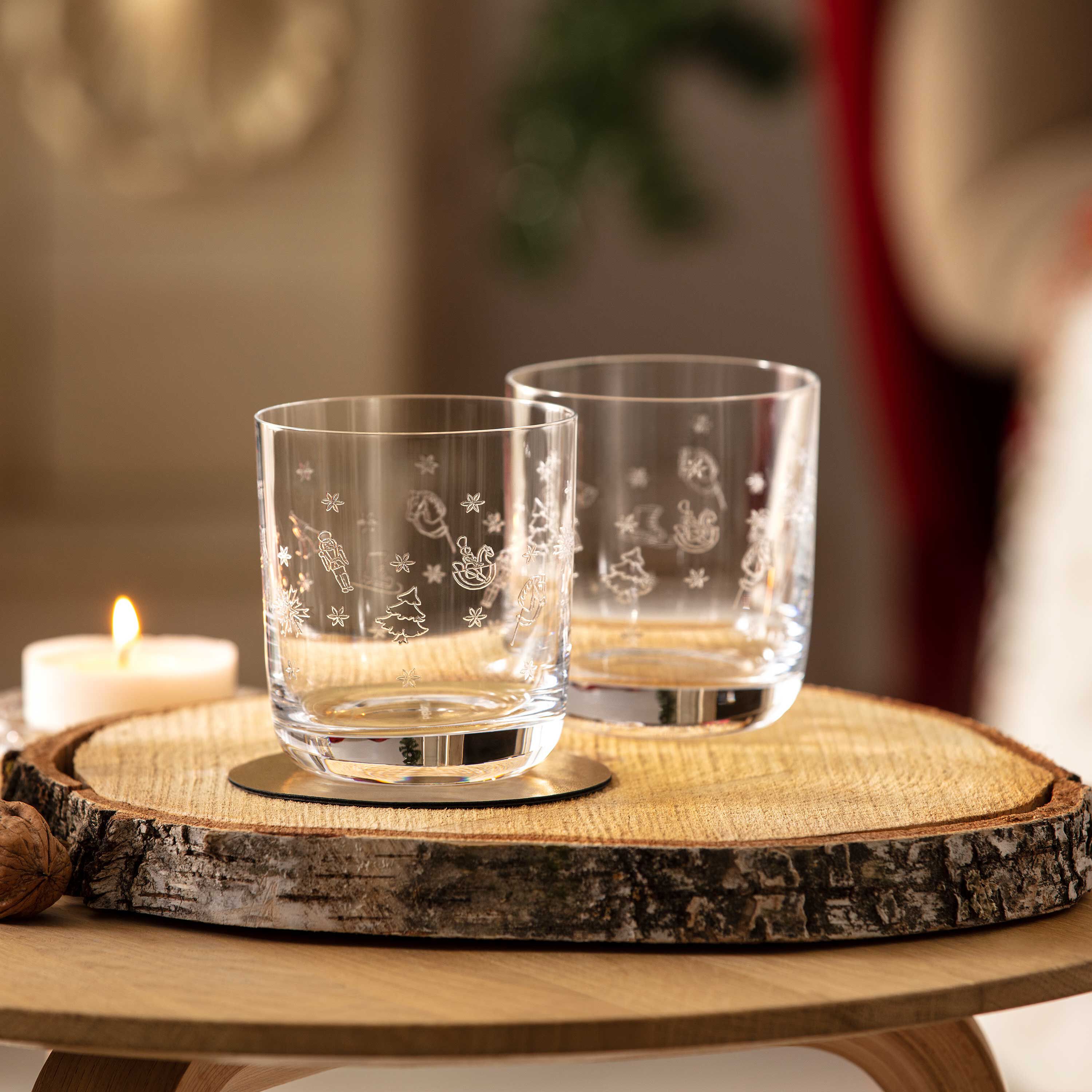 Toy's Delight Water glass Clear, 8.5 oz, crystal glass