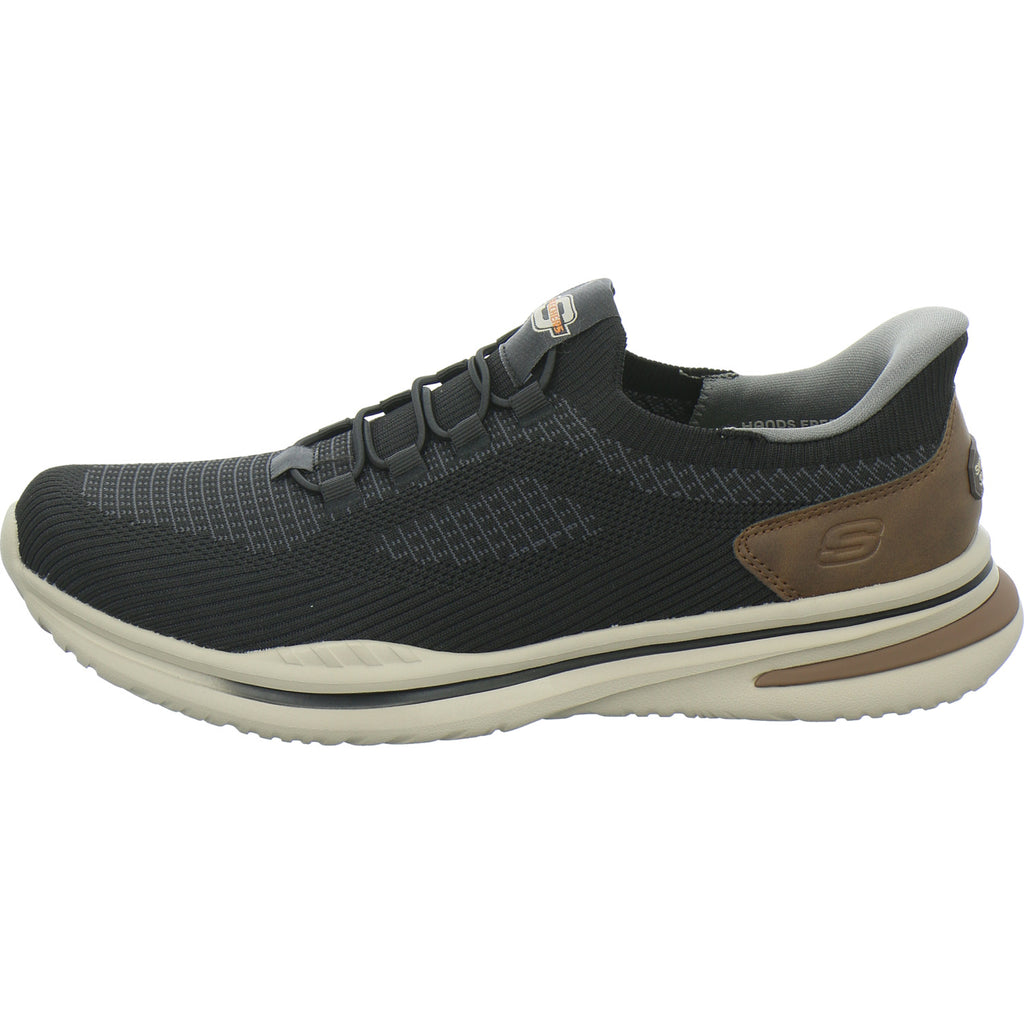Skechers Sneaker Herren Norlan Slip Ins Schwarz-kombi