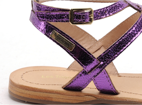 Les tropeziennes nu pieds plats femme hamado f violet