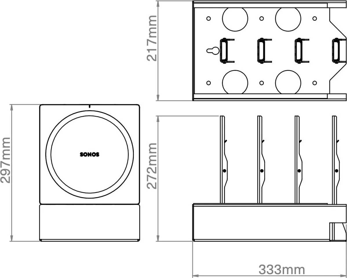 Mountson MS66 Accessoires hi-fi