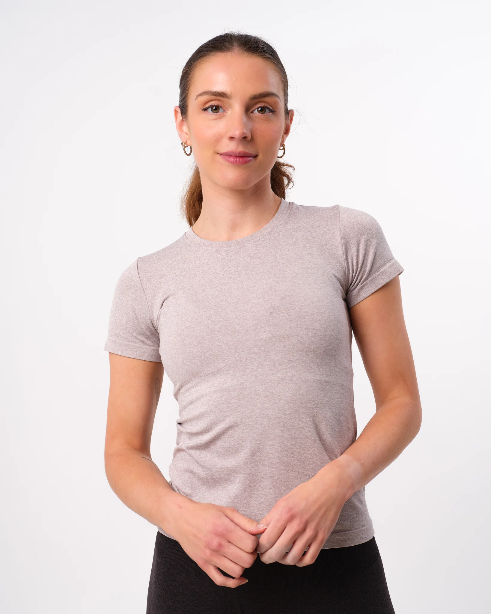 Bumpro Beam Clean Tee Light Grey Marl