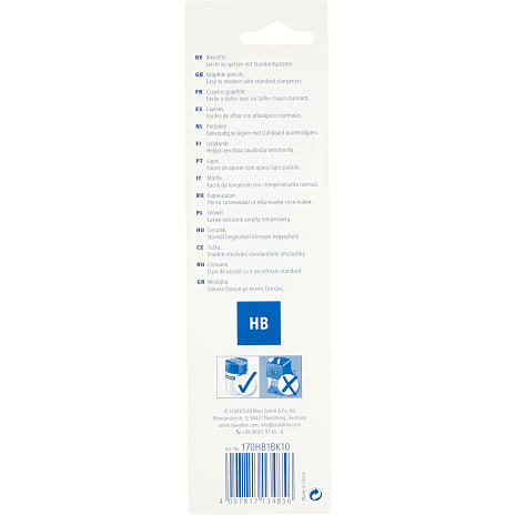 Staedtler blyant HB - 10 stk./bk