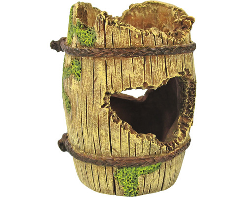 Aquariumdecoratie ORBIT vat beige 10 x 7 x 10 cm