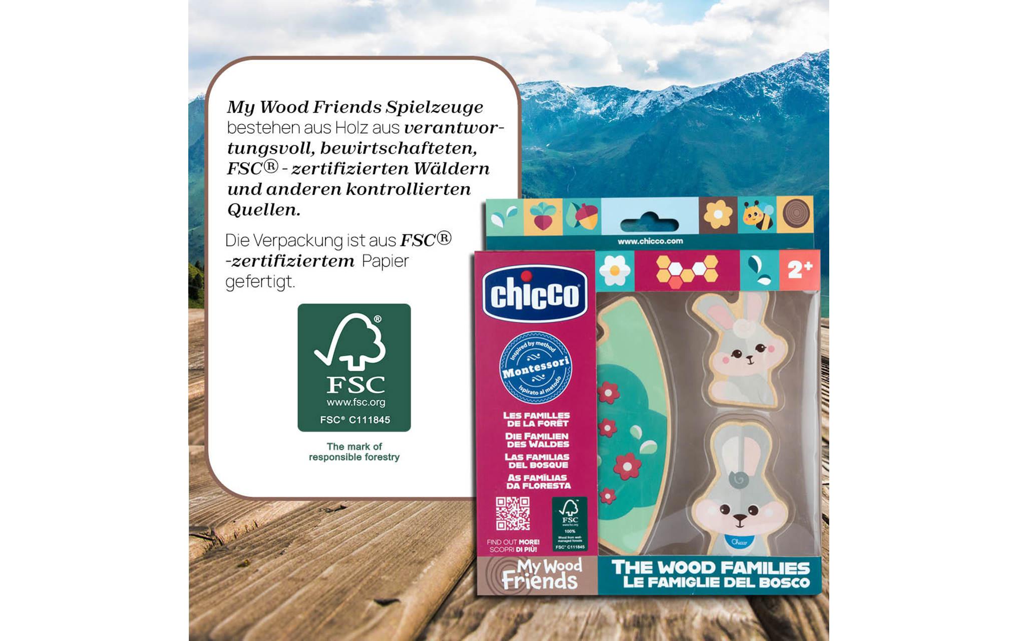 Spielfigurenset My Wood Friends – Papa Hase 2er SetLernspielzeug aus Holz