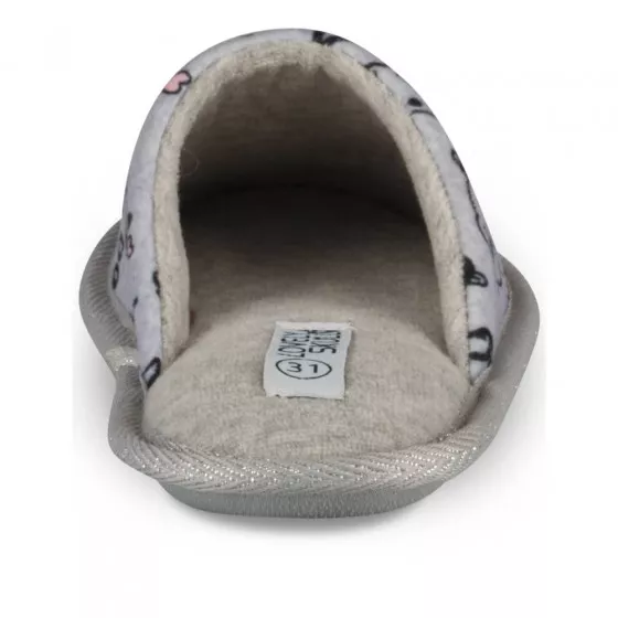 Chaussons GRIS LOVELY SKULL