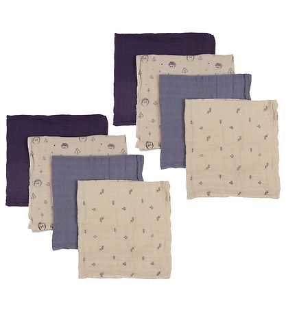 Pippi Baby Spucktücher - 8er-Pack - 65x65 cm - Nirvana