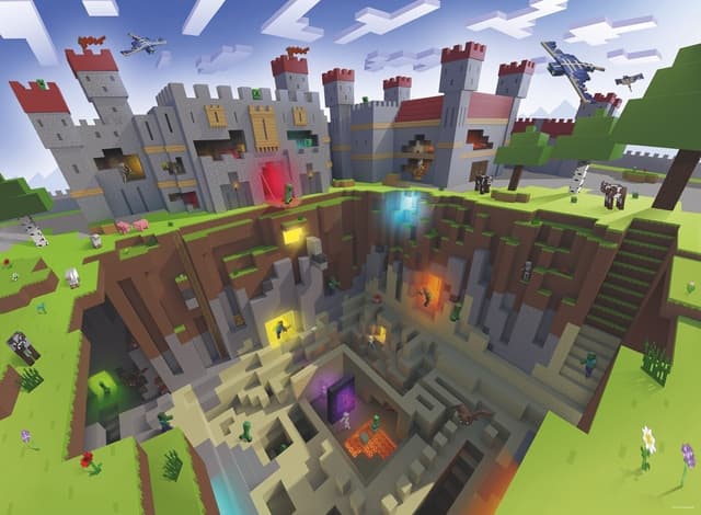 Minecraft Cutaway Pussel, 300 bitar