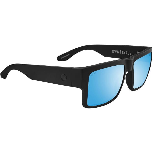 Lunette vélo SPY CYRUS MATTE BLACK/HAPPY BOOST POLAR ICE BLUE MIRROR