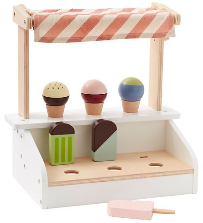 Kids Concept Spiellebensmittel - Bistro - Eisdiele m. Zubehör