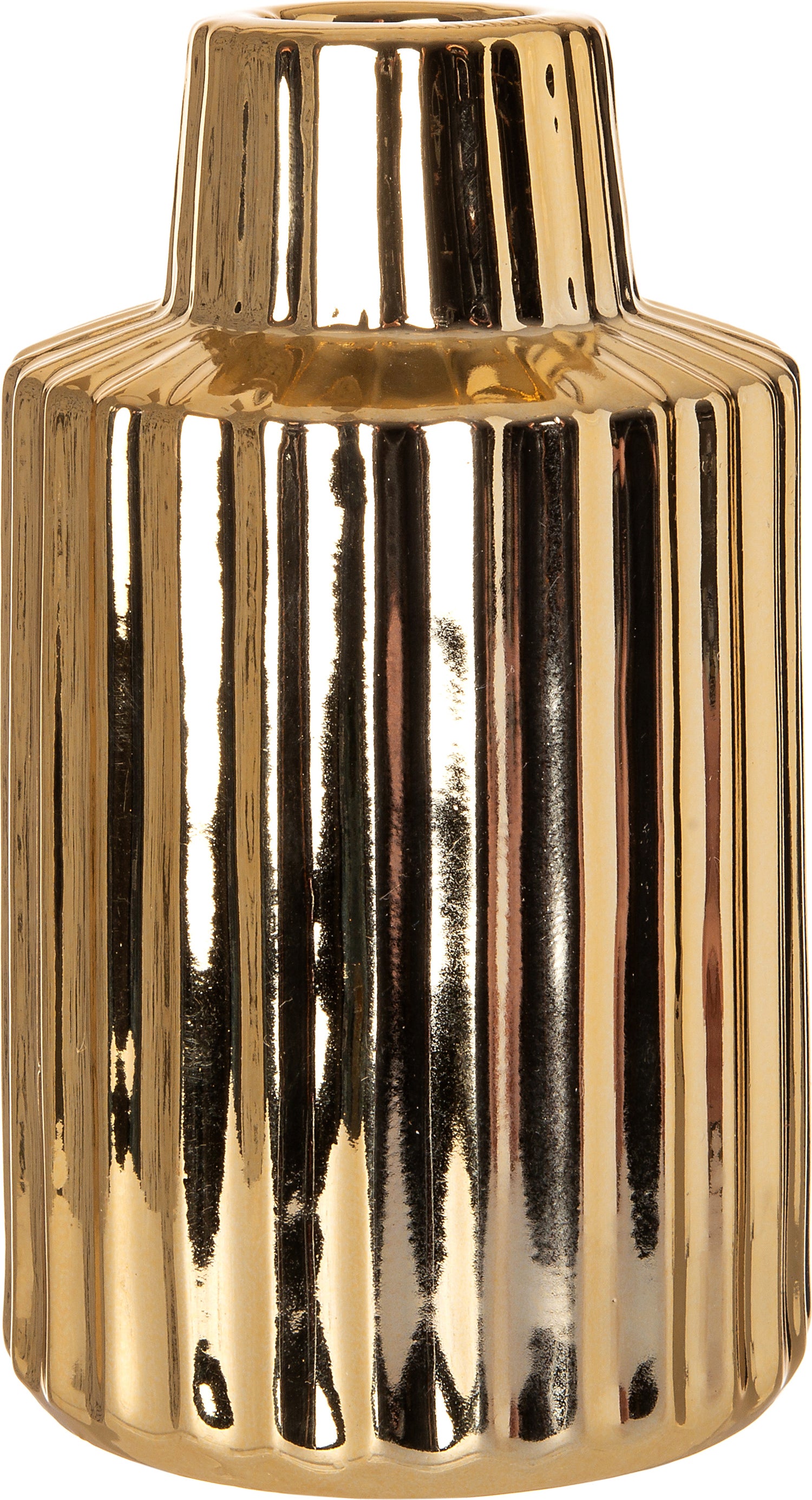 Intratuin kandelaar goud 7,6 x 7,6 x 13 cm