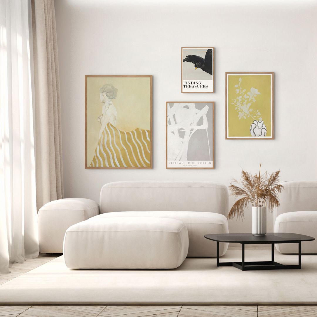 Kunstdruck VANILLA YELLOW