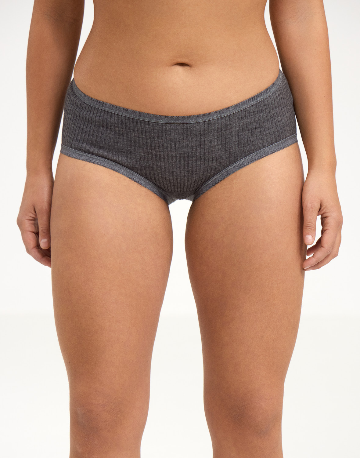 Midi slip van merinowol voor dames
