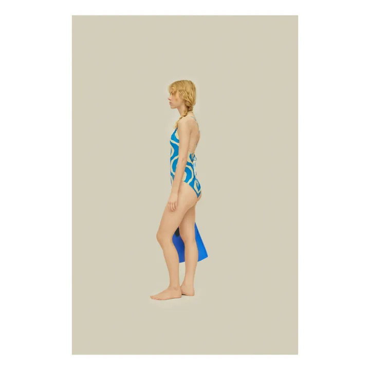 OAS Maillot 1 pièce Rippling Iodio | Bleu
