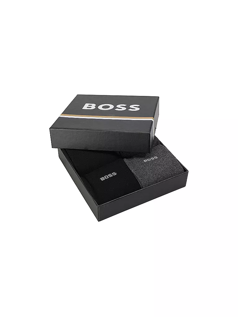 BOSS Socken 4er Pkg. black  schwarz