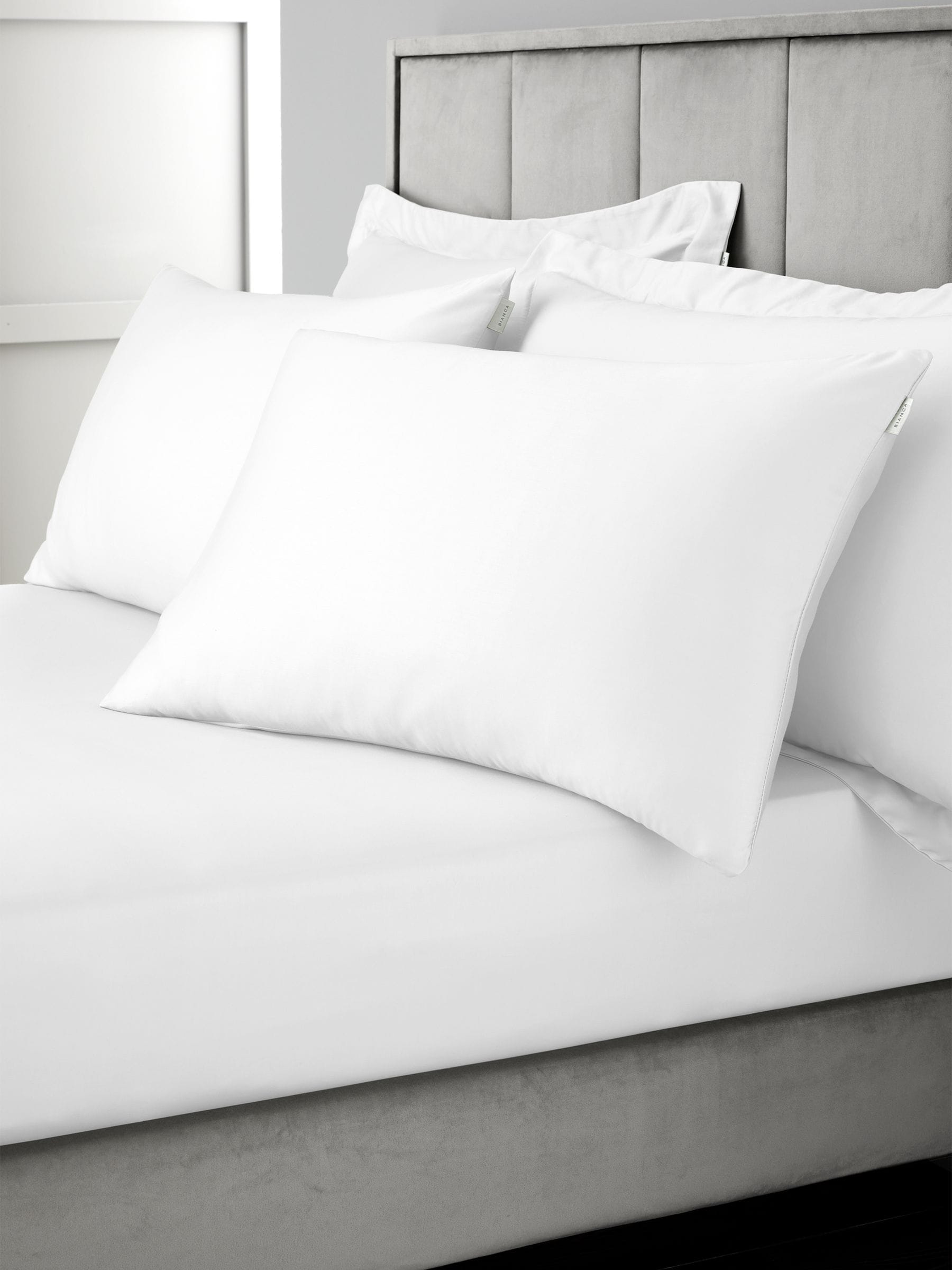Bianca Set of 2 400 Thread Count 100% Cotton Sateen Pillowcases