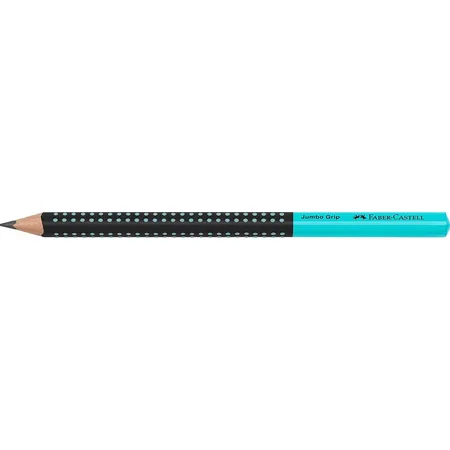Faber-Castell Bleistift Jumbo Grip Two Tone schwarz-türkis