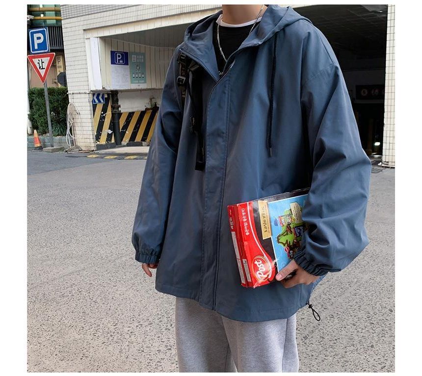 Wolfkane - Effen parka met capuchon en rits