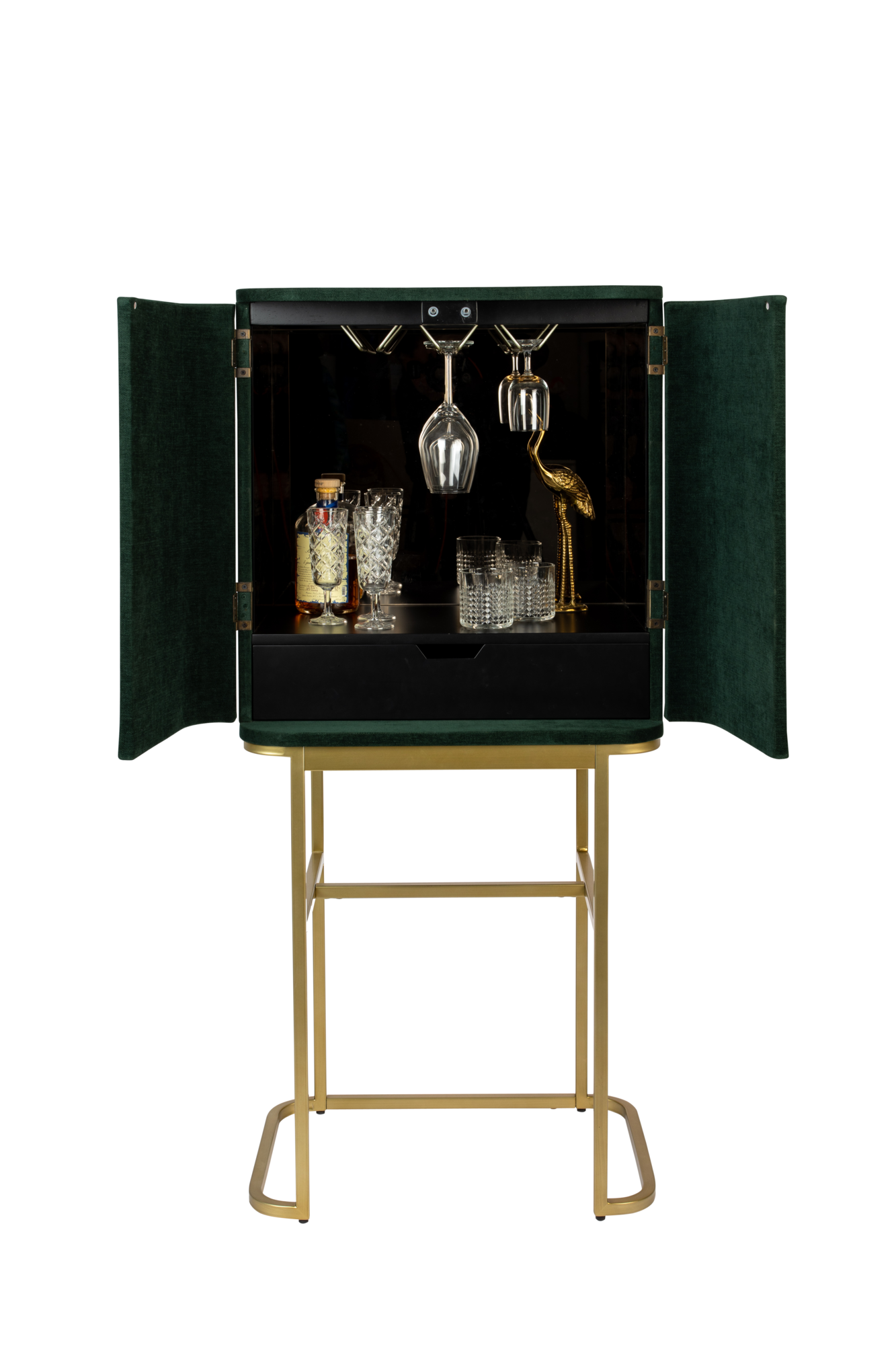 Wandkast Ava Morgana velvet groen