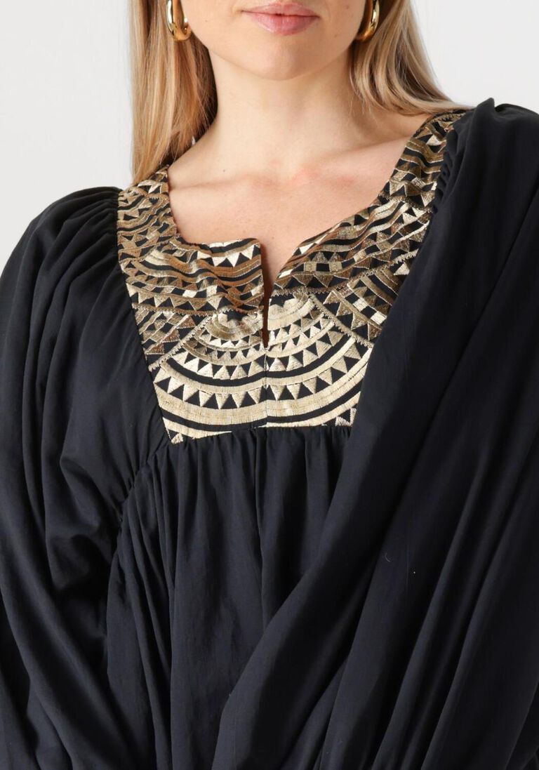zwarte greek archaic kori mini jurk 330432