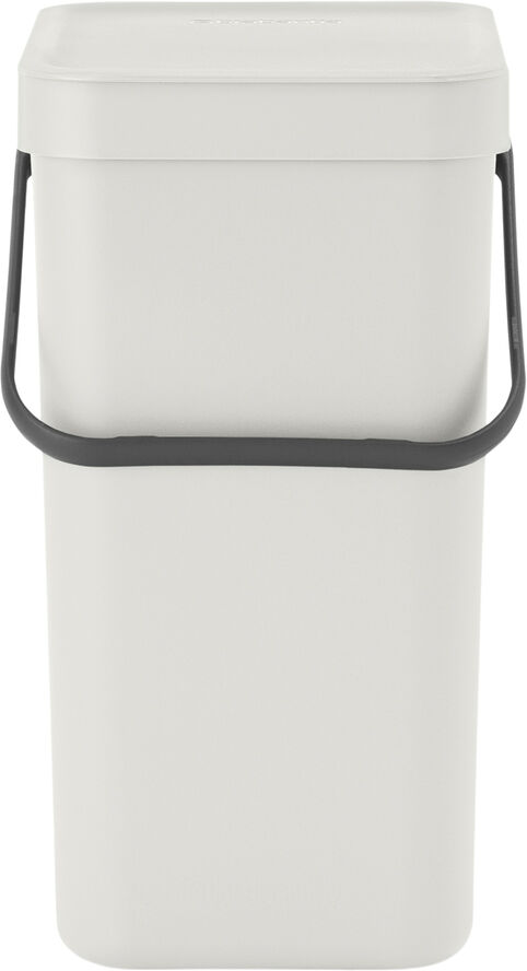 Brabantia Affaldsspand m/låg sort.kon. 12 ltr Light grey