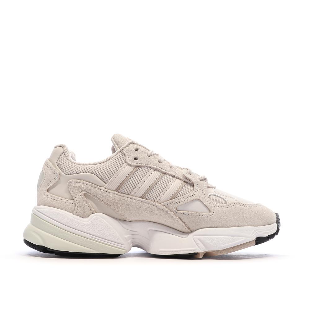 Adidas Baskets Beiges Femme Adidas Falcon