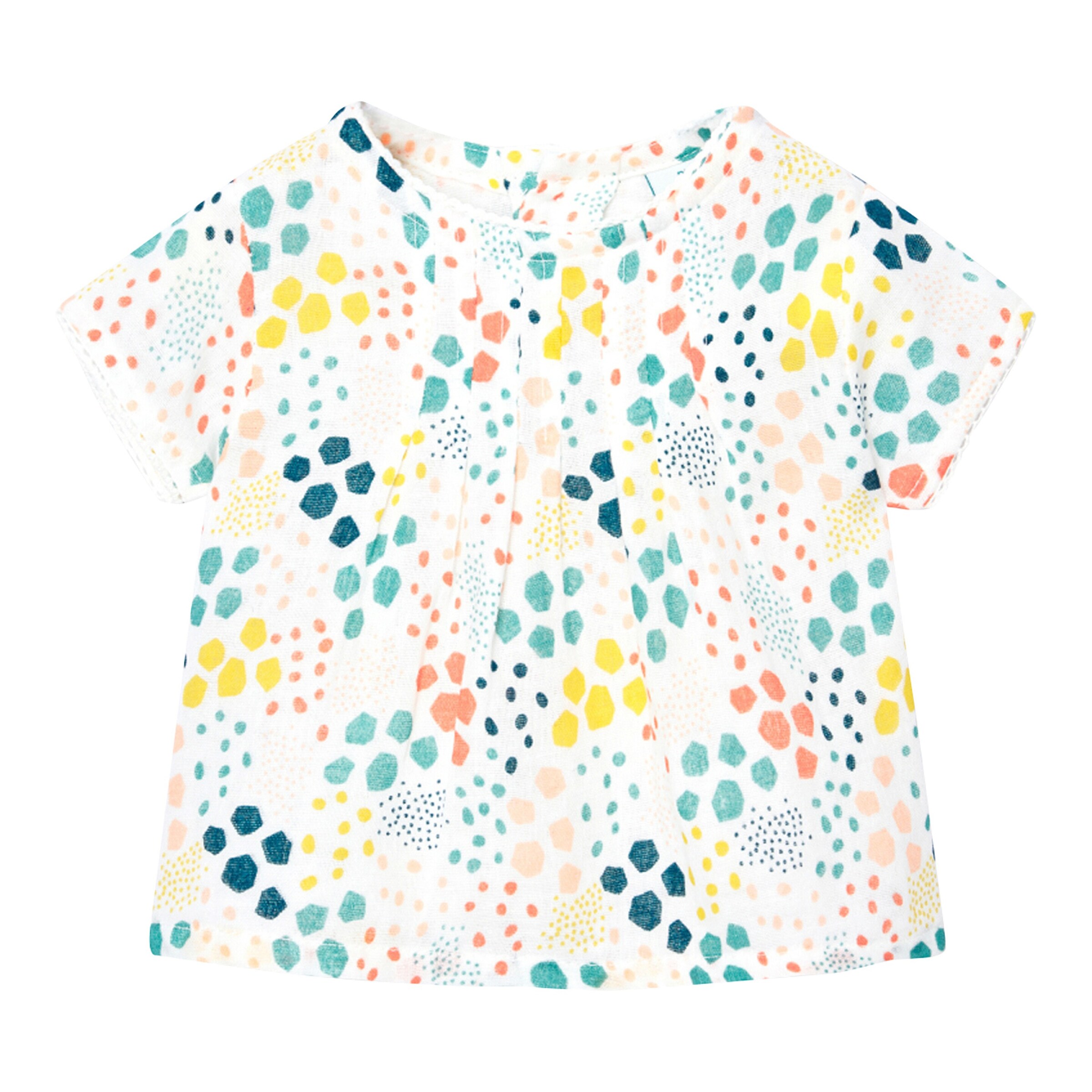BOBOLI 2-tlg. Set T-Shirt und Shorts Punkte bunt