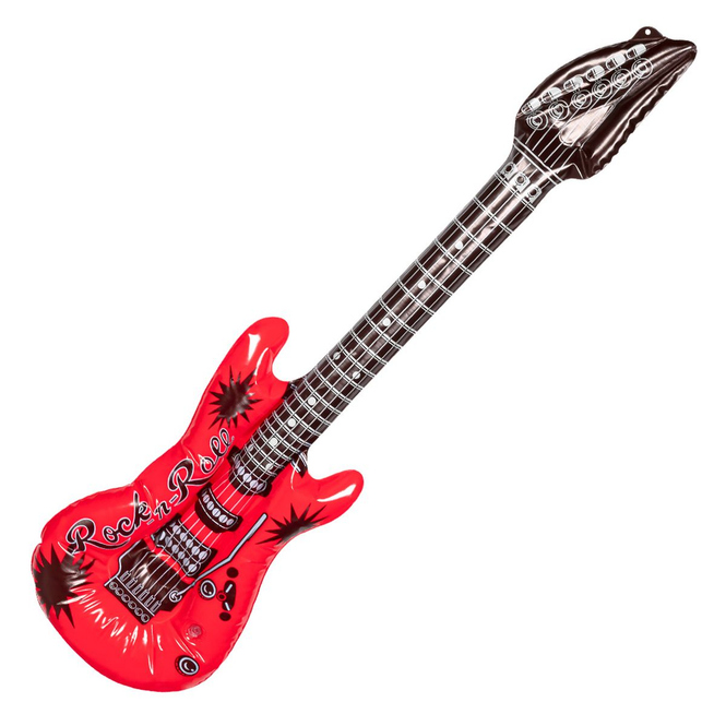 Aufblasbare Gitarre - ca. 106 cm - 1 Stück
