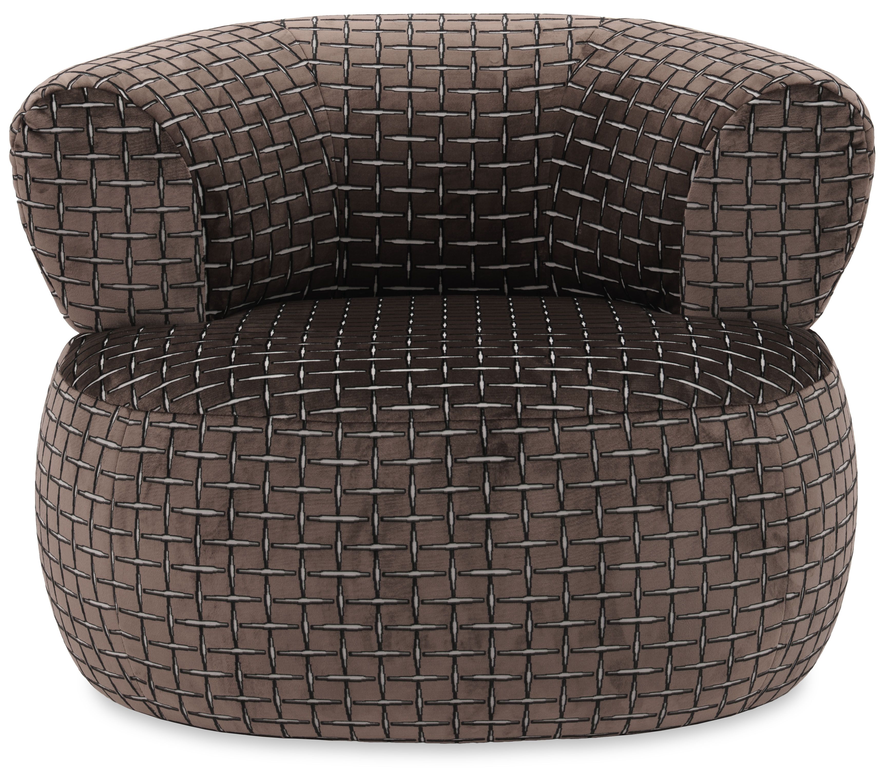 Draaifauteuil Letters B96 x D81 x H77 cm