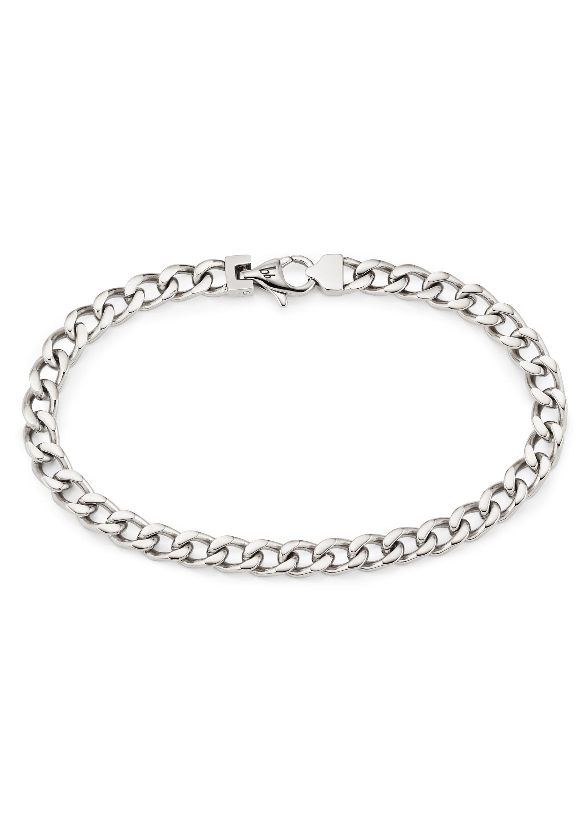 Bruno Banani Edelstahlarmband »Schmuck Geschenk Armkette Panzerkette Silber«