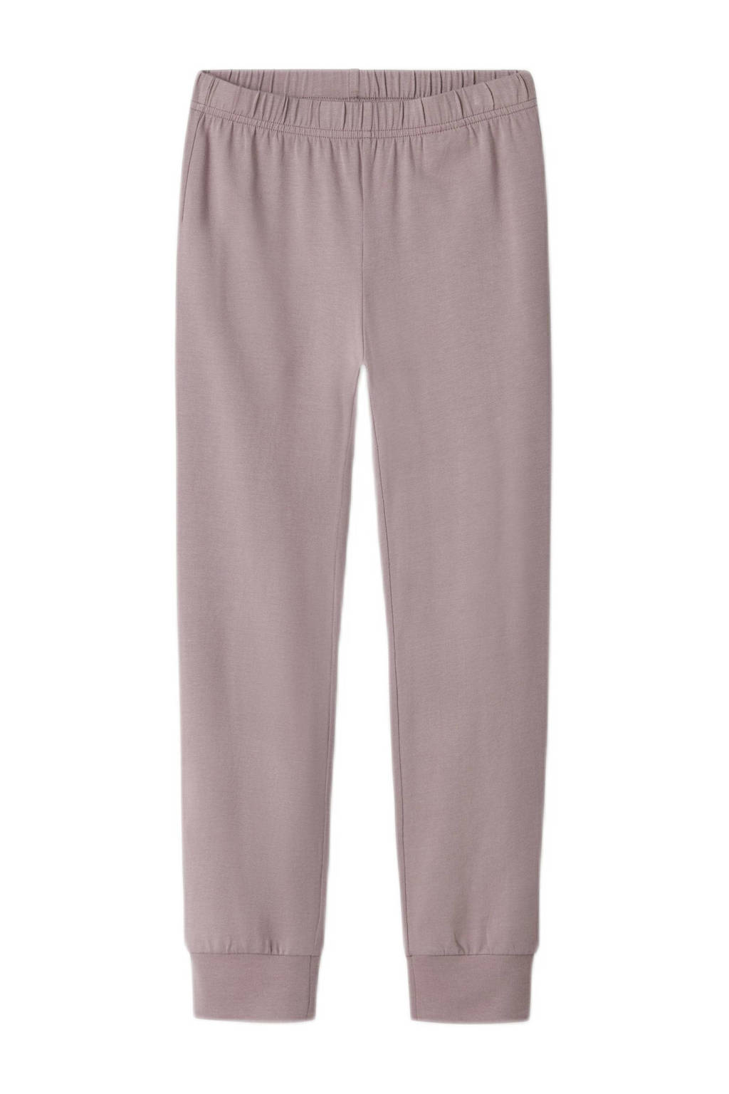 NAME IT pyjama Bow met all over print donkerroze/ecru