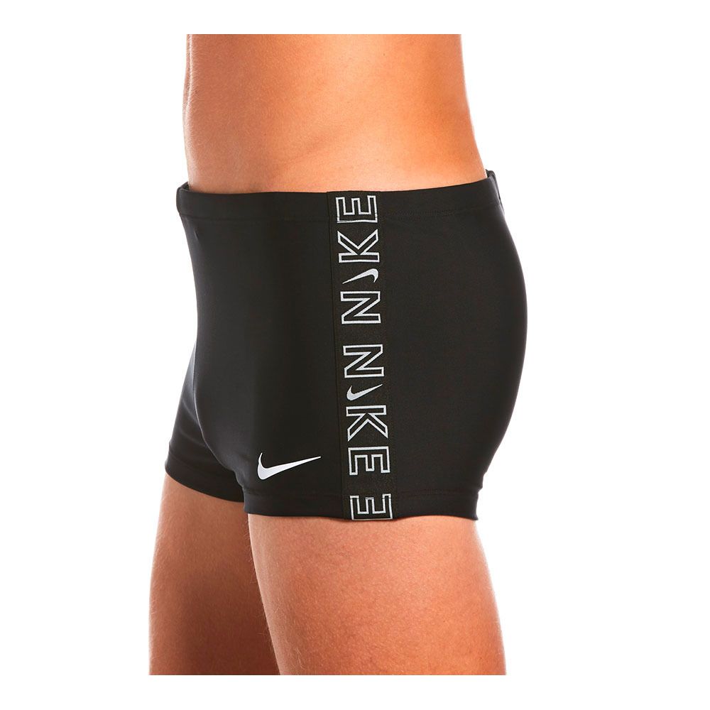 Nike Swim LOGO TAPE SQUARE - Boxer de bain Homme black