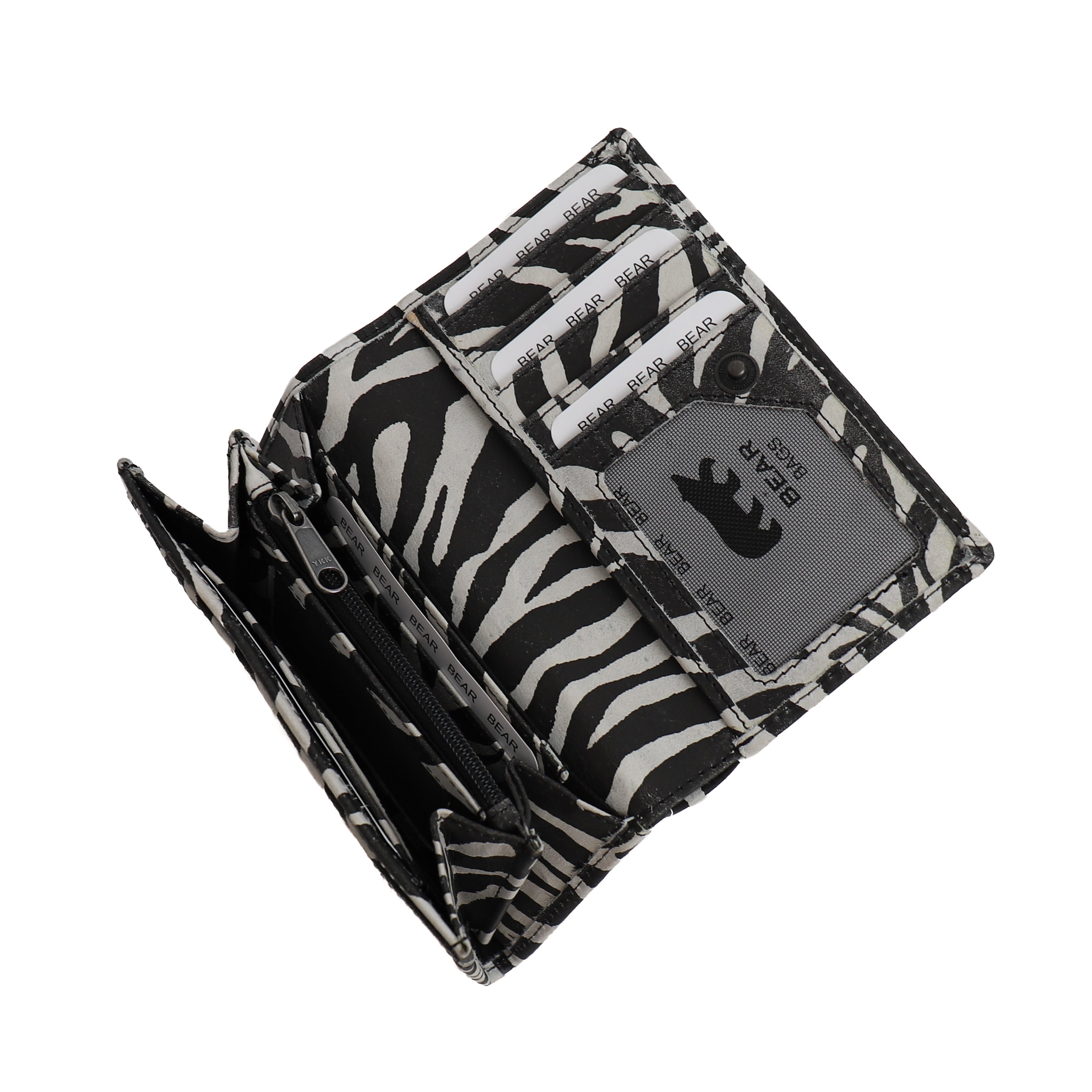 Overslag portemonnee 'Sweety' zebra Zebra