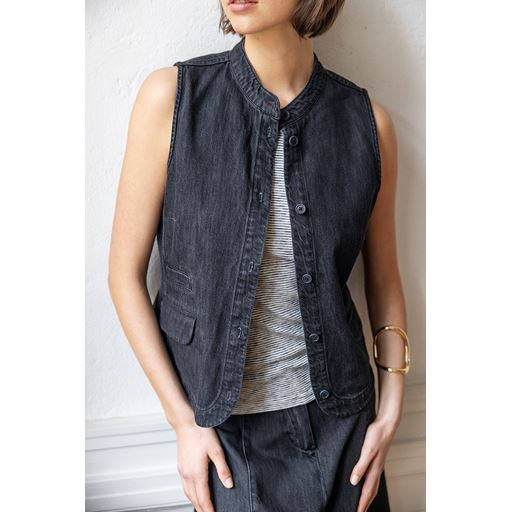 Project AJ117 Passion Denimvest, Black, XS
