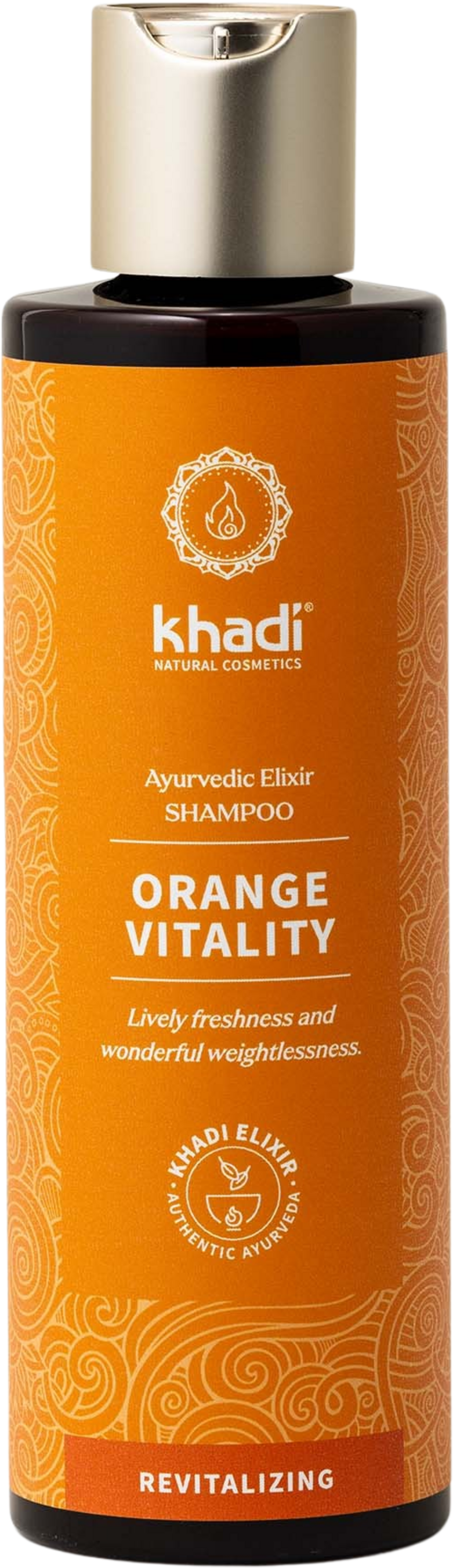 Khadi®  Ayurvedisches Elixier Shampoo Orange Vitality, 200 ml