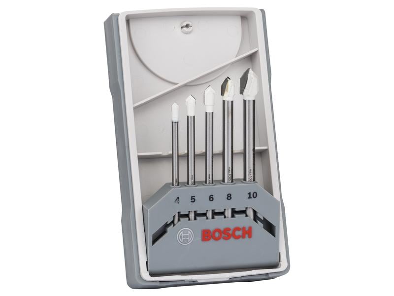 Bosch Professional Fliesenbohrer-Set CYL-9 Ceramic, 4 - 10 5-teiliges CYL-9 Ceramic Fliesenbohrer-Set