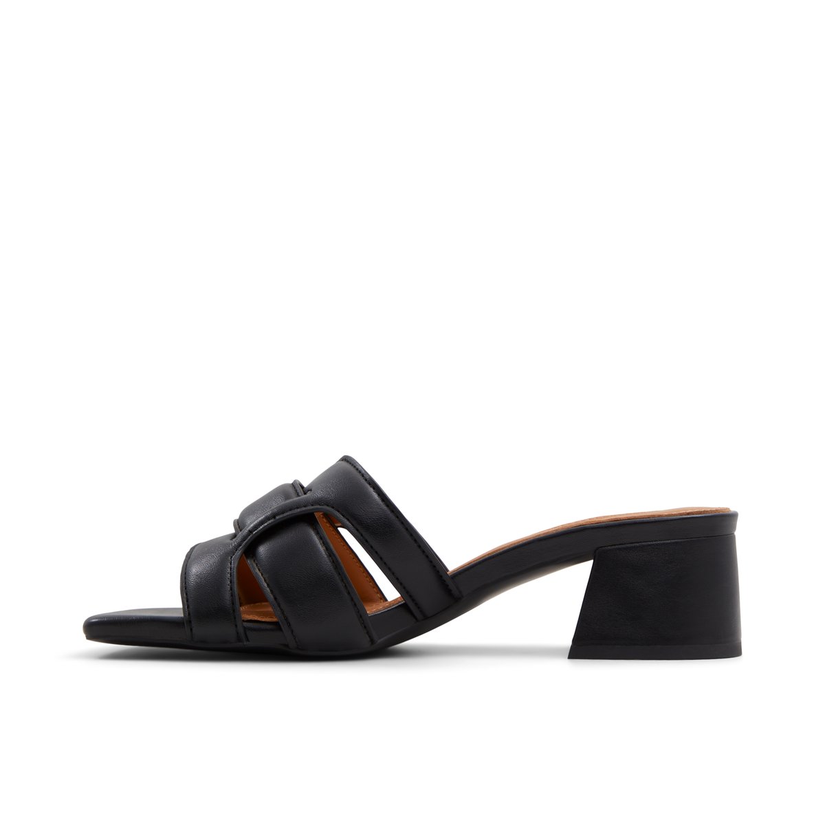 LUCA FERRI-Umiratlan-Mules Sandales - Talon bloc - Noir