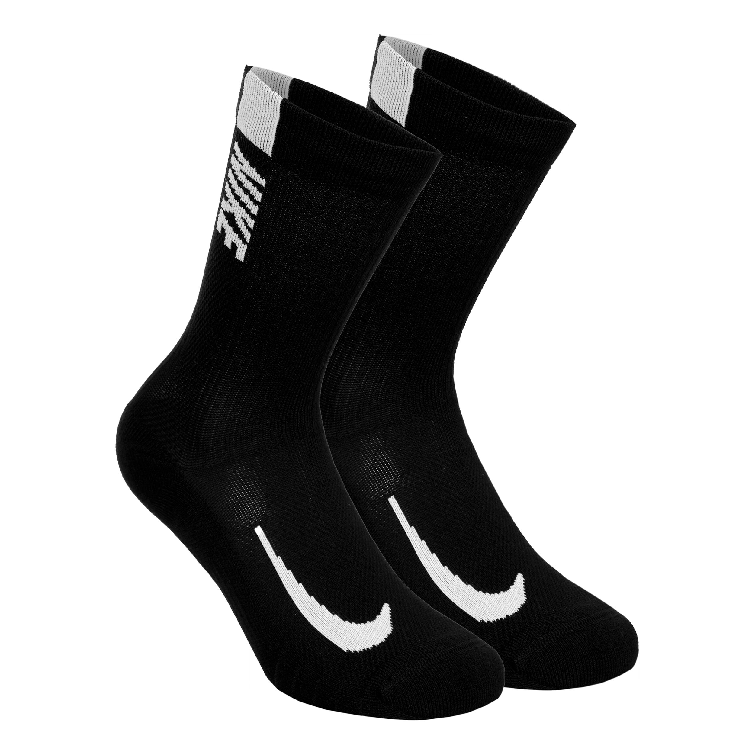 Nike Multiplier Crew Chaussettes De Sport Pack De 2 Unités - Noir , Blanc