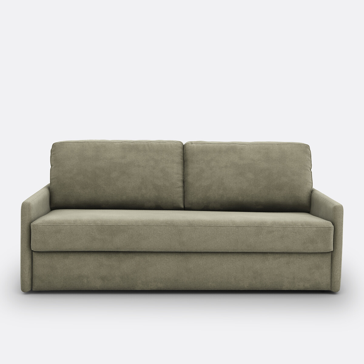 LA REDOUTE INTERIEURS<br>Cama alta, tecido texturizado, Bultex Marta