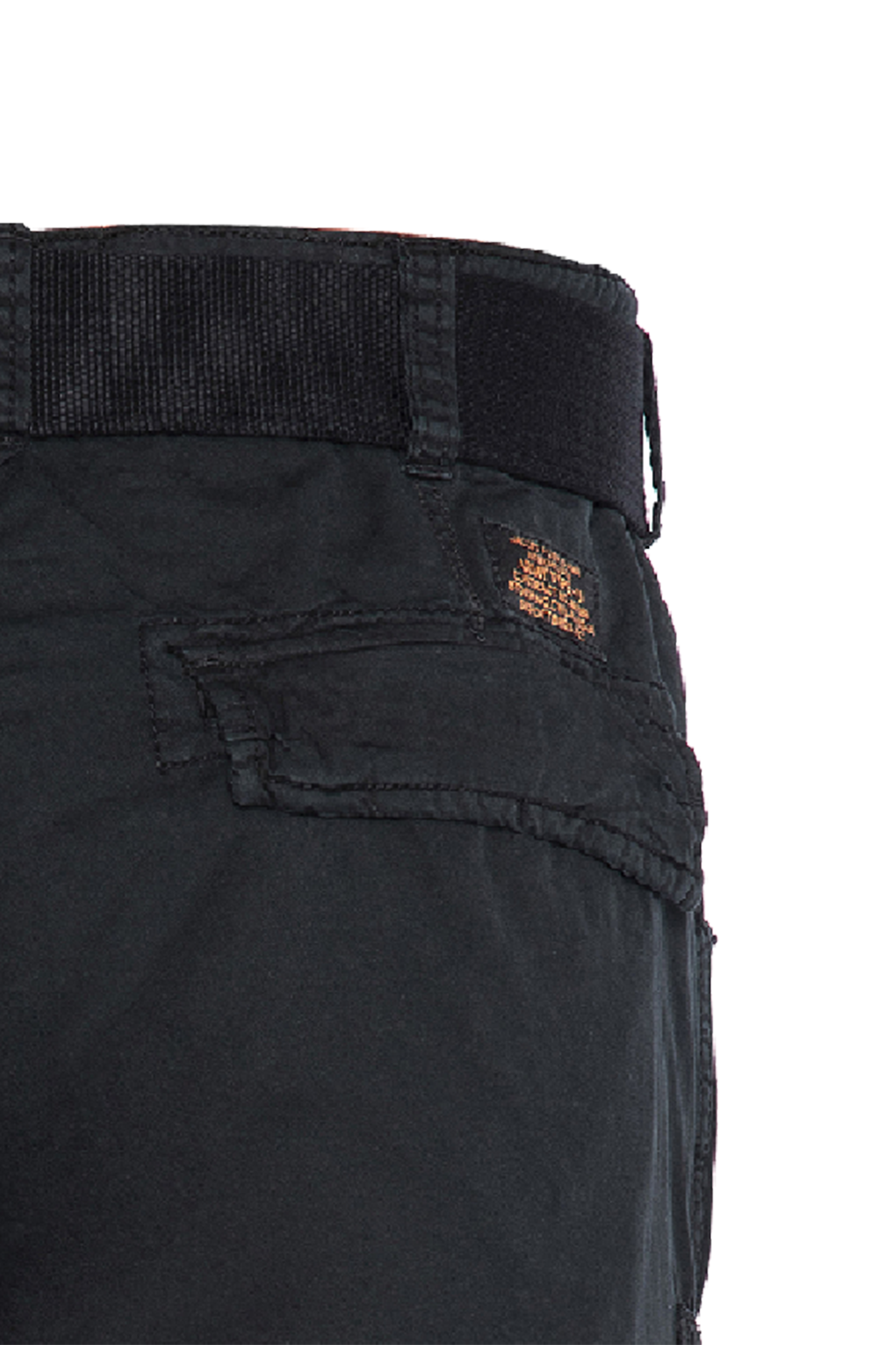 SCHOTT Short cargo en coton Noir
