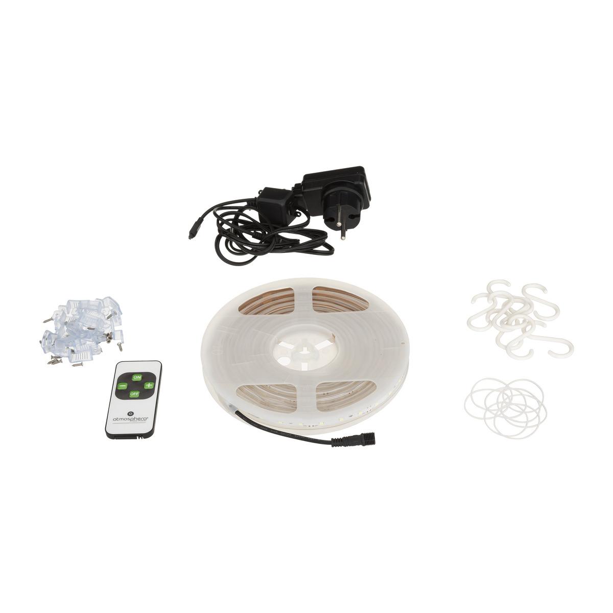 RUBAN LED OUTDOOR BLANC FROID L.5M SUR SECTEUR